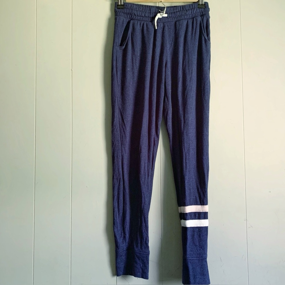 Old Navy Kids Girls Marled Navy French Terry Jogger Pants L (10-12)